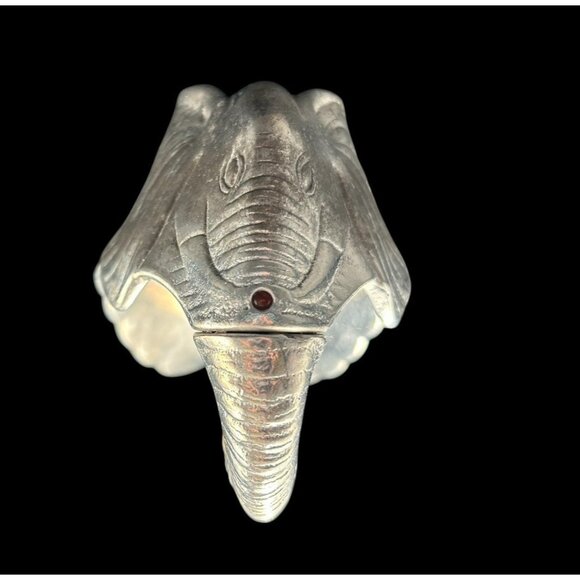 Elephant Gravy Serving Boat Dish Arthur Court 1989 Vintage 8"x6 x4" Rare - Picture 2 of 15